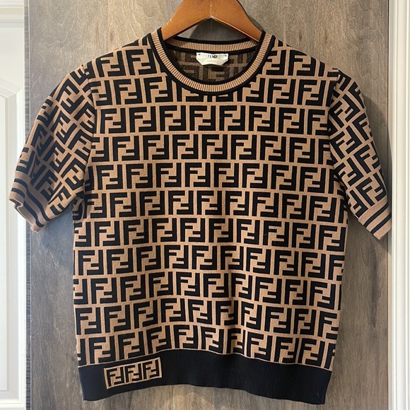 Fendi Ff Logo Knit Top - Picture 3 of 6